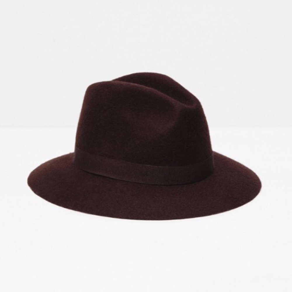 Zara brown felt wool hat - Picture 2 of 6